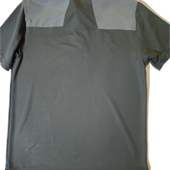 Under Armour Polo Shirt Mens Large Gray HeatGear Loose Fit Golf Athletic - Picture 2 of 6